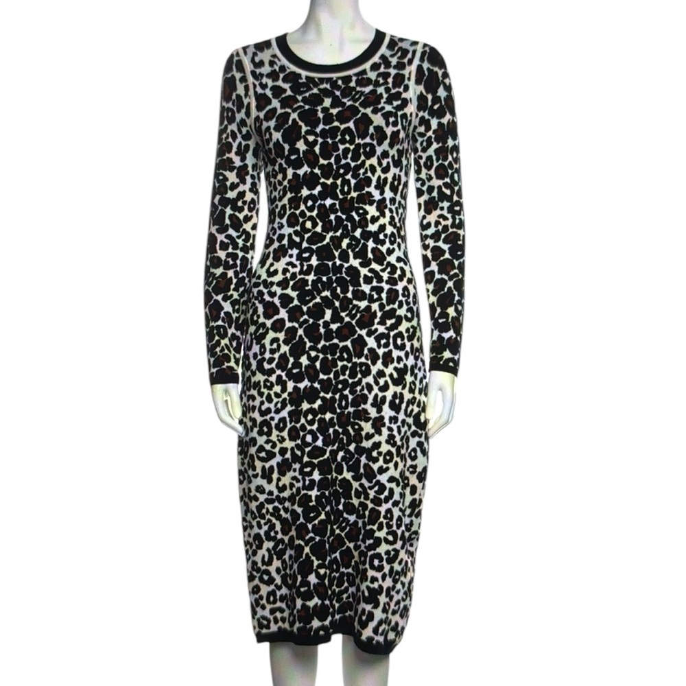 A.L.C. Animal Print Knit Dress